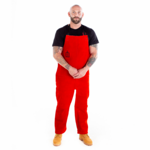 Elliotts BIG RED Leather Welders Apron