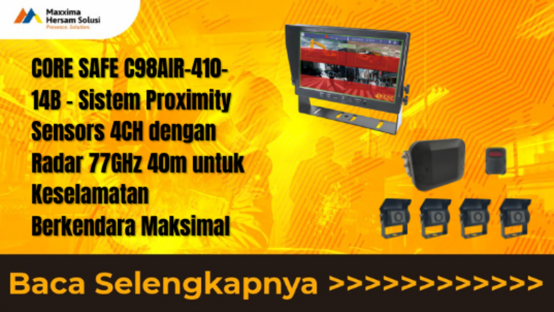 CORE SAFE C98AIR-410-14B – Sistem AI Monitoring 4CH dengan Radar 77GHz 40m untuk Keselamatan Berkendara Maksimal (2)