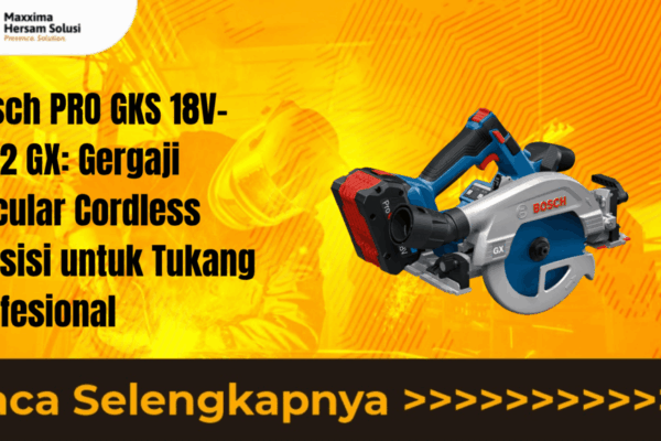 HISAP KUAT 254 MBAR! Bosch PRO GAS 55 M AFC – Ekstraktor Debu M-Class 55L untuk Proyek Berat