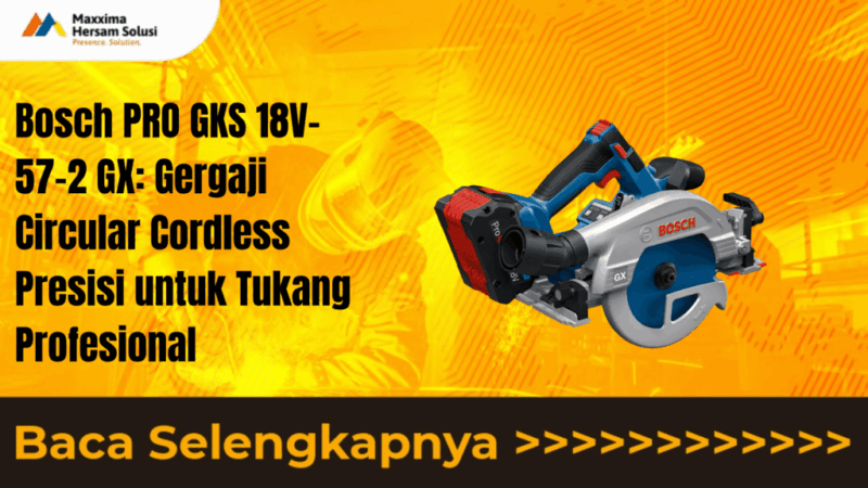 HISAP KUAT 254 MBAR! Bosch PRO GAS 55 M AFC – Ekstraktor Debu M-Class 55L untuk Proyek Berat