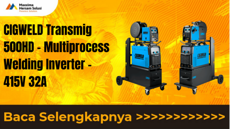 CIGWELD Transmig 500HD – Multiprocess Welding Inverter – 415V 32A