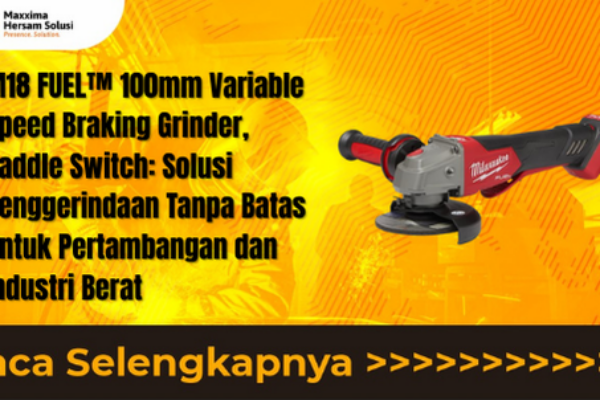M18 FUEL™ 100mm Variable Speed Braking Grinder, Paddle Switch