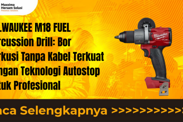 MILWAUKEE M18 FUEL Percussion Drill Bor Perkusi Tanpa Kabel Terkuat dengan Teknologi Autostop untuk Profesional
