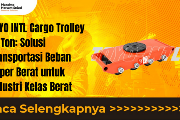 TOYO INTL Cargo Trolley 12 Ton Solusi Transportasi Beban Super Berat untuk Industri Kelas Berat
