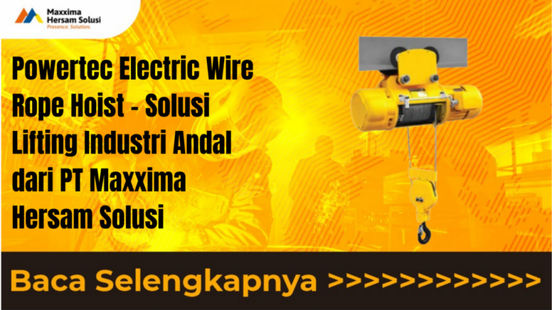 powertec electric wire rope hoist